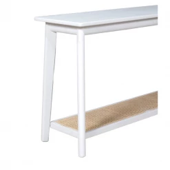 Amity Oak Amity White Oak 2 Lvl Sofa Table FACTORY SECOND SOLD AS IS Living