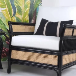 Rivers Arm Chair Black / Natural Occasional Chairs