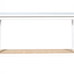Amity Oak Amity White Oak 2 Lvl Sofa Table FACTORY SECOND SOLD AS IS Living