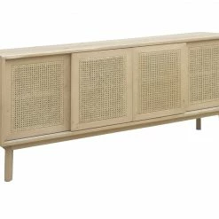 Amity Oak Buffet 4 Door Clear Buffets