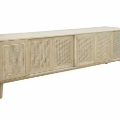 Amity Oak Buffet 6 Door Clear