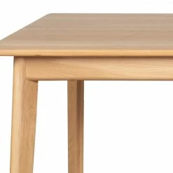 Amity Oak Clear Dining Table