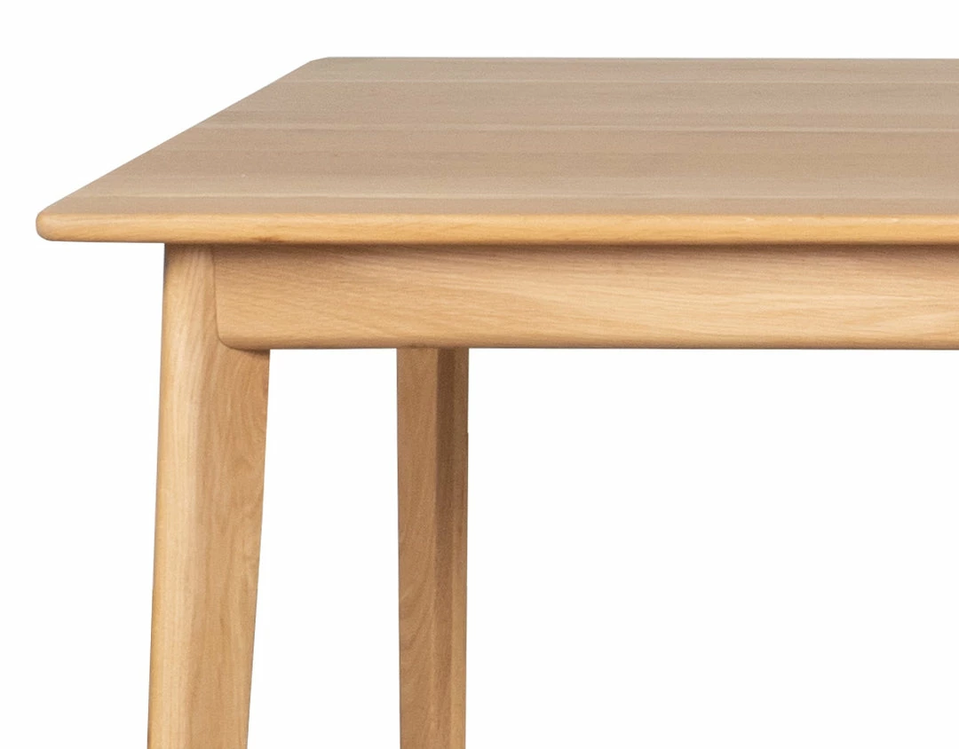 Amity Oak Clear Dining Table