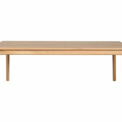 Amity Oak Clear Dining Table