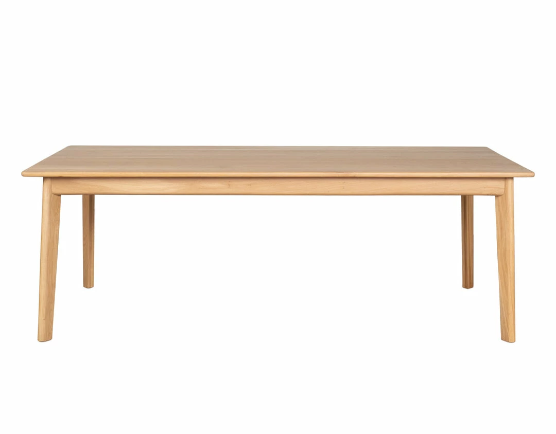 Amity Oak Clear Dining Table