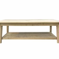 Amity Oak 2 Lvl Coffee Table Clear Living