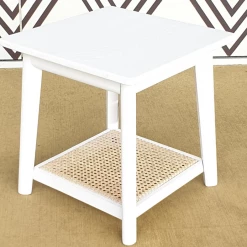 Amity Oak Amity White Oak 2 Lvl Side Table FACTORY SECOND SOLD AS IS