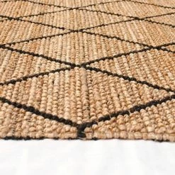 Soul Living Rugs & Mats Barwang Black Nat Rug 170x230cm