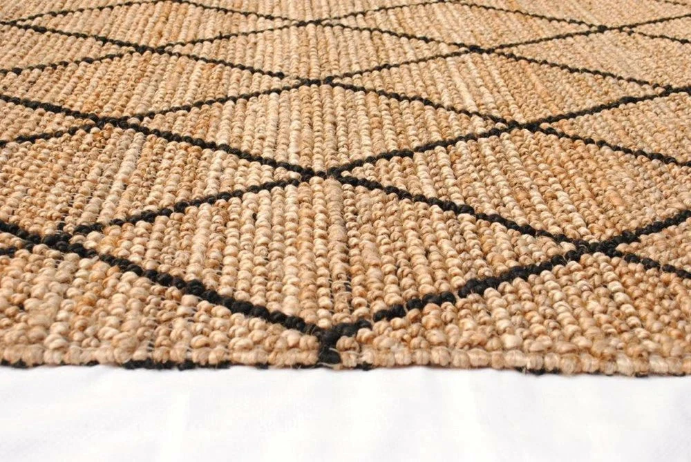 Soul Living Rugs & Mats Barwang Black Nat Rug 200x290