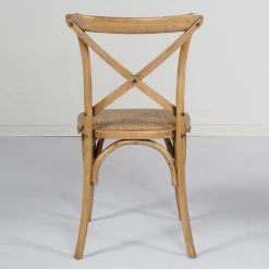 Bistrot Cross Back Dining Chair Teak