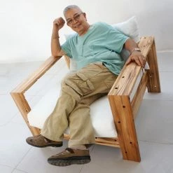 Broadbeach Teak 2.5 Seat Lounger