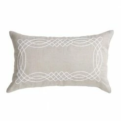 Soul Living Antibes Sand Linen Cushion