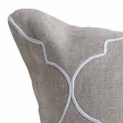 Soul Living Homewares Linen Mykonos Sand Feather Fill Cushion