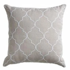 Soul Living Homewares Linen Mykonos Sand Feather Fill Cushion