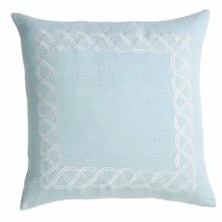 Soul Living Homewares Powder Blue Linen Cushion - Lumbar
