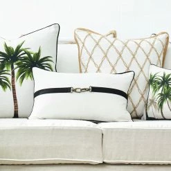 Soul Living Mykonos Lattice Feather Cushion Homewares