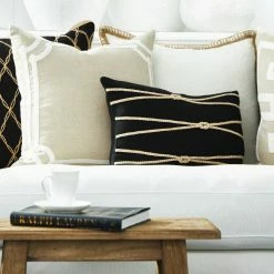 Soul Living Homewares Royal Rope Feather Cushion