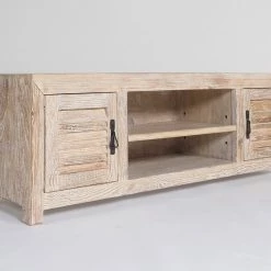 Living Daintree Tv Cabinet Old White Wash