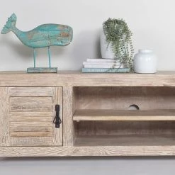 Living Daintree Tv Cabinet Old White Wash