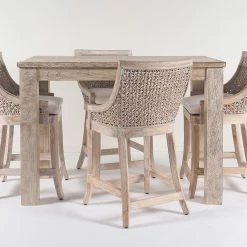 Daintree Bar Table Old White Wash