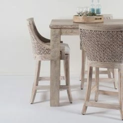 Daintree Bar Table Old White Wash