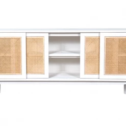 Amity Oak Buffets Amity White Oak 4 Dr Buffet FACTORY SECOND SOLD AS IS