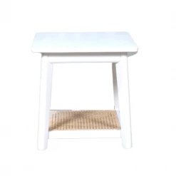 Amity Oak Amity White Oak 2 Lvl Side Table FACTORY SECOND SOLD AS IS