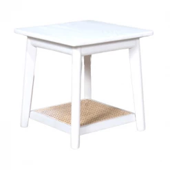 Amity Oak Amity White Oak 2 Lvl Side Table FACTORY SECOND SOLD AS IS