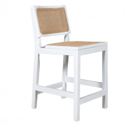 Dining Cascades Counter Stool White
