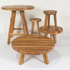 Fraser Teak Lamp Table