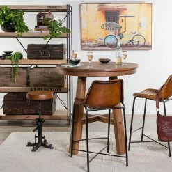 Dining Hinterland Round Bar Table