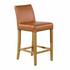 Dining Monaco Counter Stool - Tan Leather
