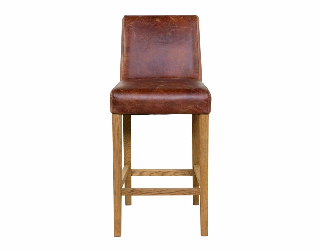 Monaco Counter Stool - Vintage Leather Dining
