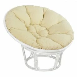 Occasional Chairs Valley Papasan White