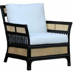 Rivers Arm Chair Black / Natural Occasional Chairs
