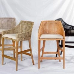 Dining Sarabah White Grey Counter Stool