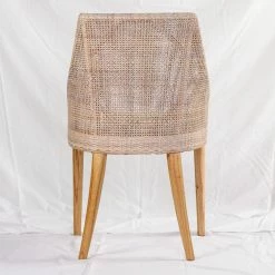 Sarabah White Grey Dining Chair