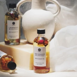 Soul Living Rose Geranium With Patchouli Bath & Body Oil